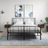 ZNTS Wall-mounted Bedside Cabinets 2 pcs Smoked Oak 35x35x20 cm 829847
