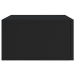 ZNTS Wall-mounted Bedside Cabinets 2 pcs Black 35x35x20 cm 829855