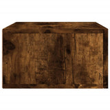 ZNTS Wall-mounted Bedside Cabinets 2 pcs Smoked Oak 35x35x20 cm 829863