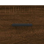 ZNTS Wall-mounted Bedside Cabinets 2 pcs Brown Oak 35x35x20 cm 829867