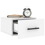 ZNTS Wall-mounted Bedside Cabinets 2 pcs White 35x35x20 cm 829869