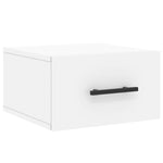 ZNTS Wall-mounted Bedside Cabinets 2 pcs White 35x35x20 cm 829869