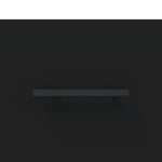 ZNTS Wall-mounted Bedside Cabinets 2 pcs Black 35x35x20 cm 829871