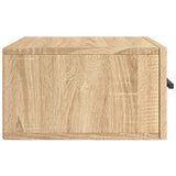 ZNTS Wall-mounted Bedside Cabinets 2 pcs Sonoma Oak 35x35x20 cm 829875