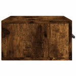 ZNTS Wall-mounted Bedside Cabinets 2 pcs Smoked Oak 35x35x20 cm 829879