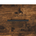 ZNTS Wall-mounted Bedside Cabinets 2 pcs Smoked Oak 35x35x20 cm 829879