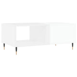 ZNTS Coffee Table High Gloss White 90x50x36.5 cm Engineered Wood 830558