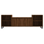 ZNTS TV Cabinet Brown Oak 160x35x55 cm Engineered Wood 831355