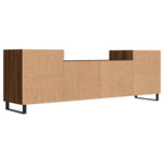 ZNTS TV Cabinet Brown Oak 160x35x55 cm Engineered Wood 831355