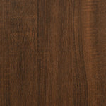 ZNTS TV Cabinet Brown Oak 160x35x55 cm Engineered Wood 831355