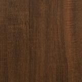 ZNTS TV Cabinet Brown Oak 160x35x55 cm Engineered Wood 831355