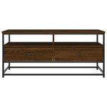 ZNTS Coffee Table Brown Oak 100x51x45 cm Engineered Wood 835288