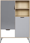 ZNTS Bergen Tall Sideboard/Wine Rack 400-405-033