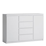 Fribo 2 door 4 drawer sideboard in White 4400701