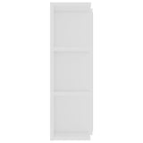 ZNTS Bathroom Mirror Cabinet White 80x20.5x64 cm Engineered Wood 802606