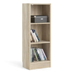 Basic Low Narrow Bookcase in Oak 71871774AK