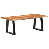 ZNTS Coffee Table 110x55x40 cm Solid Wood Acacia 374951