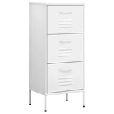 ZNTS Storage Cabinet White 42.5x35x101.5 cm Steel 336188