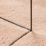 ZNTS Rug HUARTE Short Pile Soft and Washable Blush 140x200 cm 375153