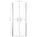 ZNTS Shower Door Clear ESG 96x190 cm 148783
