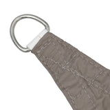 ZNTS Sunshade Sail Oxford Fabric Square 3.6x3.6 m Taupe 135413