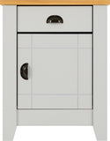 ZNTS Ludlow 1 Drawer 1 Door Bedside 100-103-042