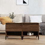 ZNTS Side Tables 2 pcs Brown Oak 50x46x50 cm Engineered Wood 819563