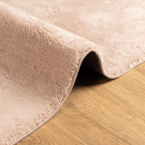 ZNTS Rug HUARTE Short Pile Soft and Washable Blush 160x160 cm 375154