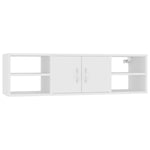 ZNTS Wall Shelf White 102x30x29 cm Engineered Wood 806256