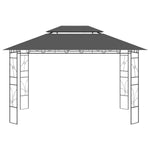 ZNTS Gazebo 4x3x2.7 m Anthracite 160 g/m² 313917