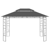 ZNTS Gazebo 4x3x2.7 m Anthracite 160 g/m² 313917