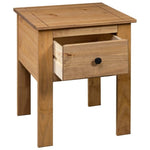 ZNTS Bedside Cabinet 46x40x57 cm Pine Panama Range 282691