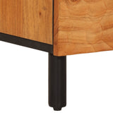 ZNTS Bedside Cabinet 50x33x60 cm Solid Wood Acacia 356865