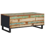 ZNTS Coffee Table 100x54x40 cm Solid Wood Reclaimed&Engineered Wood 351952