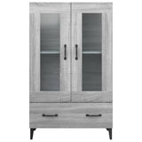 ZNTS Highboard Grey Sonoma 70x31x115 cm Engineered Wood 817481