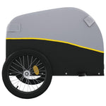 ZNTS Bike Trailer Black and Yellow 30 kg Iron 94120