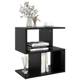 ZNTS Bedside Cabinets 2 pcs Black 50x30x51.5 cm Engineered Wood 806367