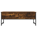 ZNTS Coffee Table Smoked Oak 101x49x39.5 cm Engineered Wood 837739