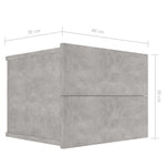 ZNTS Bedside Cabinets 2 pcs Concrete Grey 40x30x30 cm Engineered Wood 801062