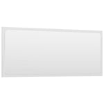 ZNTS Bathroom Furniture Set High Gloss White Engineered Wood 3071024