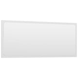 ZNTS Bathroom Furniture Set High Gloss White Engineered Wood 3071024