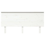 ZNTS Bed Headboard White 164x6x82.5 cm Solid Wood Pine 819181