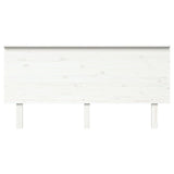 ZNTS Bed Headboard White 164x6x82.5 cm Solid Wood Pine 819181