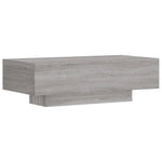 ZNTS Coffee Table Grey Sonoma 100x49.5x31 cm Engineered Wood 833894