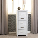 ZNTS Portland 5 Drawer Narrow Chest 100-102-183