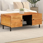 ZNTS Coffee Table 100x54x40 cm Solid Wood Acacia 356867