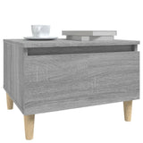 ZNTS Side Tables 2 pcs Grey Sonoma 50x46x35 cm Engineered Wood 819513