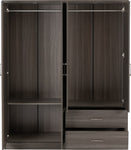 ZNTS Lisbon 4 Door Wardrobe 100-101-123