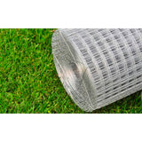 ZNTS Chicken Wire Fence Galvanised Steel 25x1 m Silver 140431