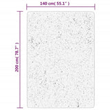 ZNTS Rug HUARTE Short Pile Soft and Washable Blush 140x200 cm 375153